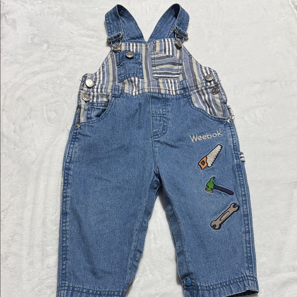 Weebok Blue Denim Kids Overalls